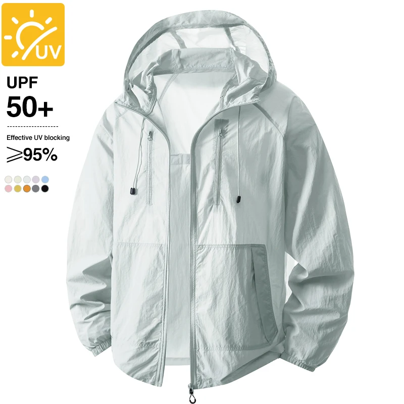 Outdoor Sport Jacket - Men Women Summer Quick-Drying Hooded Skin
