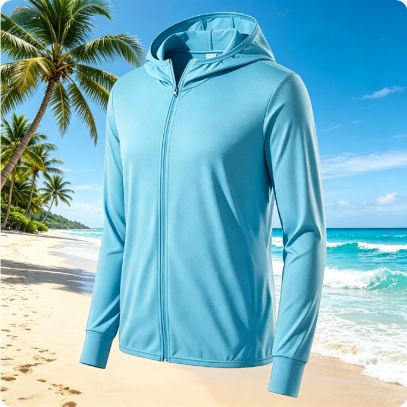 Outdoor Sport Jacket - Men's Hiking Fishing Cycling Hooded Gym