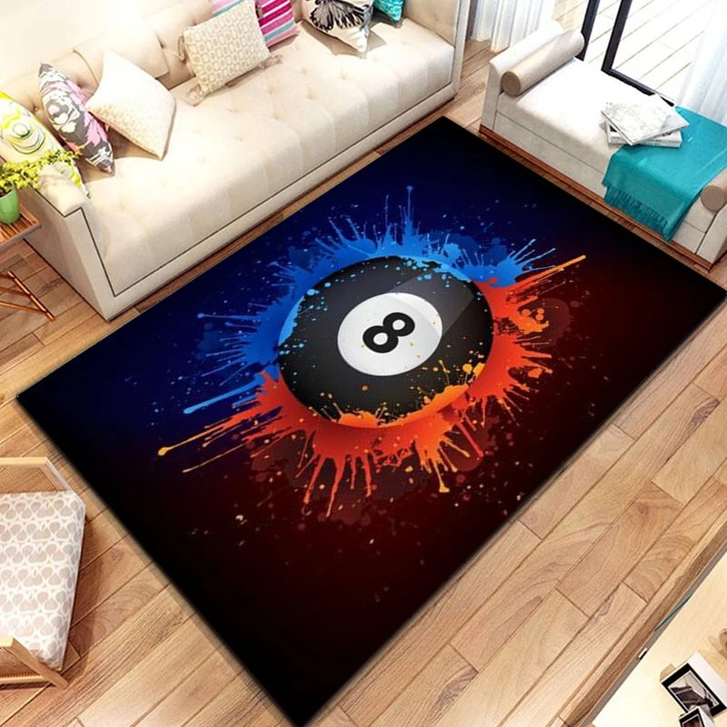 Billiards Area Rug, Ball Game  - Outdoor Sport Area 리뷰 및 가격