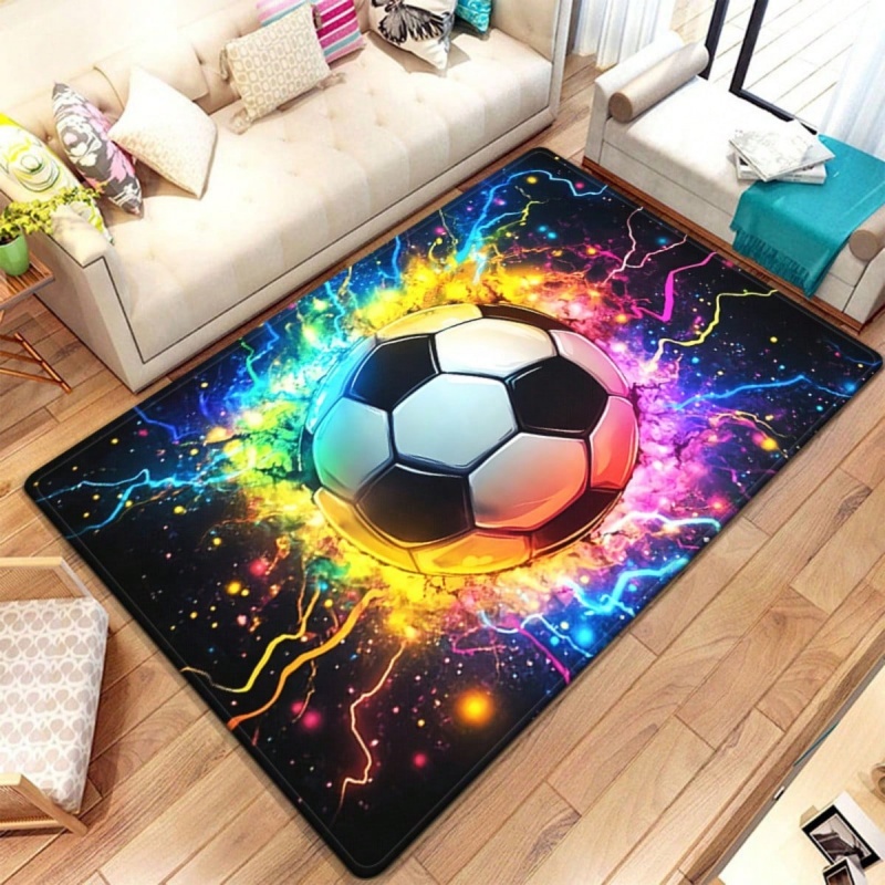 Colorful Graffiti Splash Footb - Outdoor Sport Background 리뷰 및 가격
