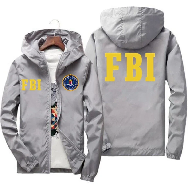 New Men's FBI Printed Outdoor  - Outdoor Sport Brand Jacket 리뷰 및 가격