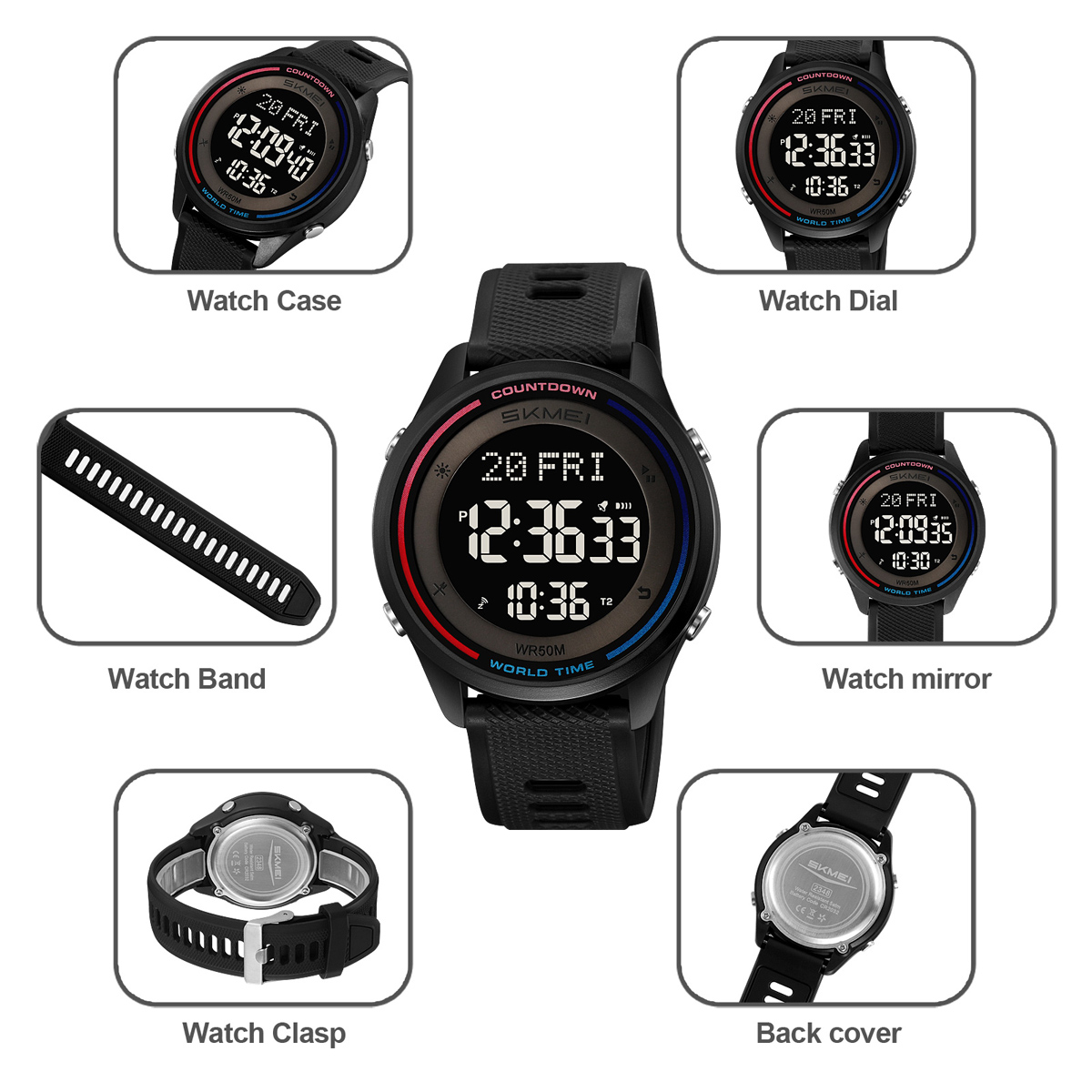 SKMEI Fashion Military Digital - Outdoor Sports List 리뷰 및 가격