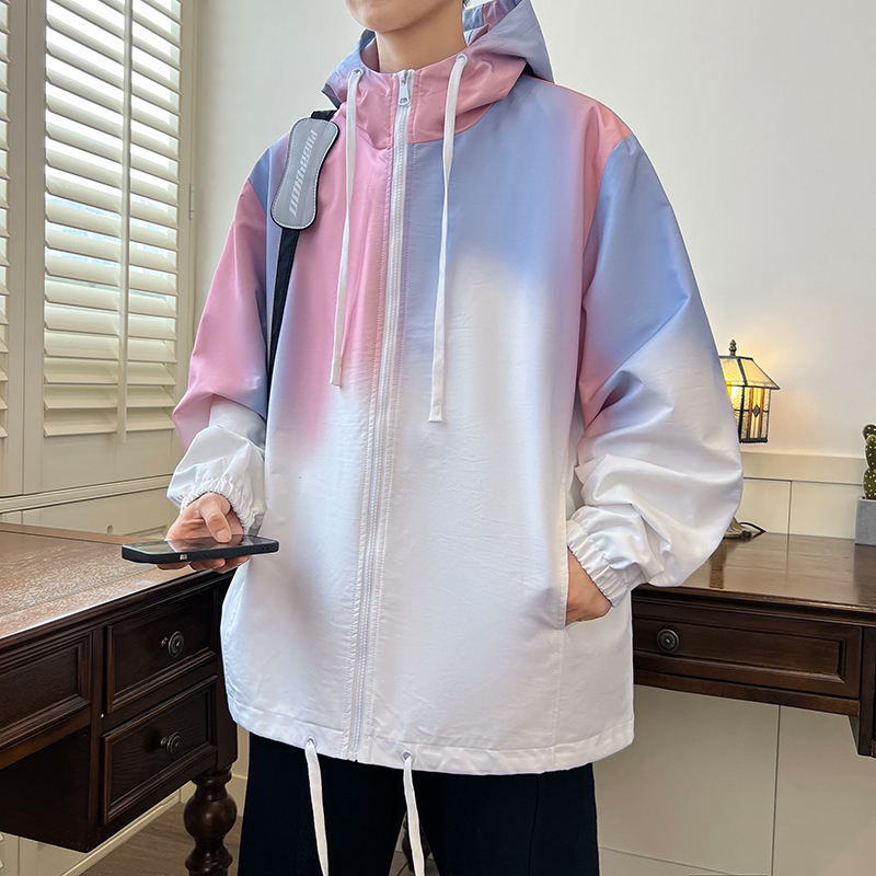 Gradient Color Men's Spring Au - Outdoor Sport Brand Jacket 리뷰 및 가격