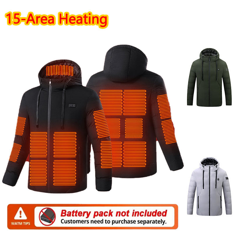 15 Area Heated Winter Hooded J - Outdoor Sport Jacket 리뷰 및 가격