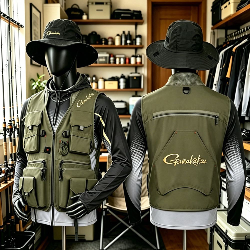 Gamakatsu Men Multi-Pocket Fis - Outdoor Sport Jacket 리뷰 및 가격