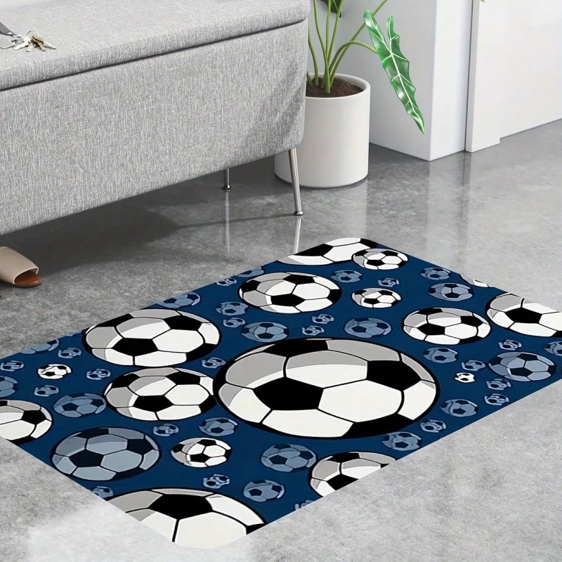 Black Gray Swirl Soccer Print  - Outdoor Sport Area 리뷰 및 가격