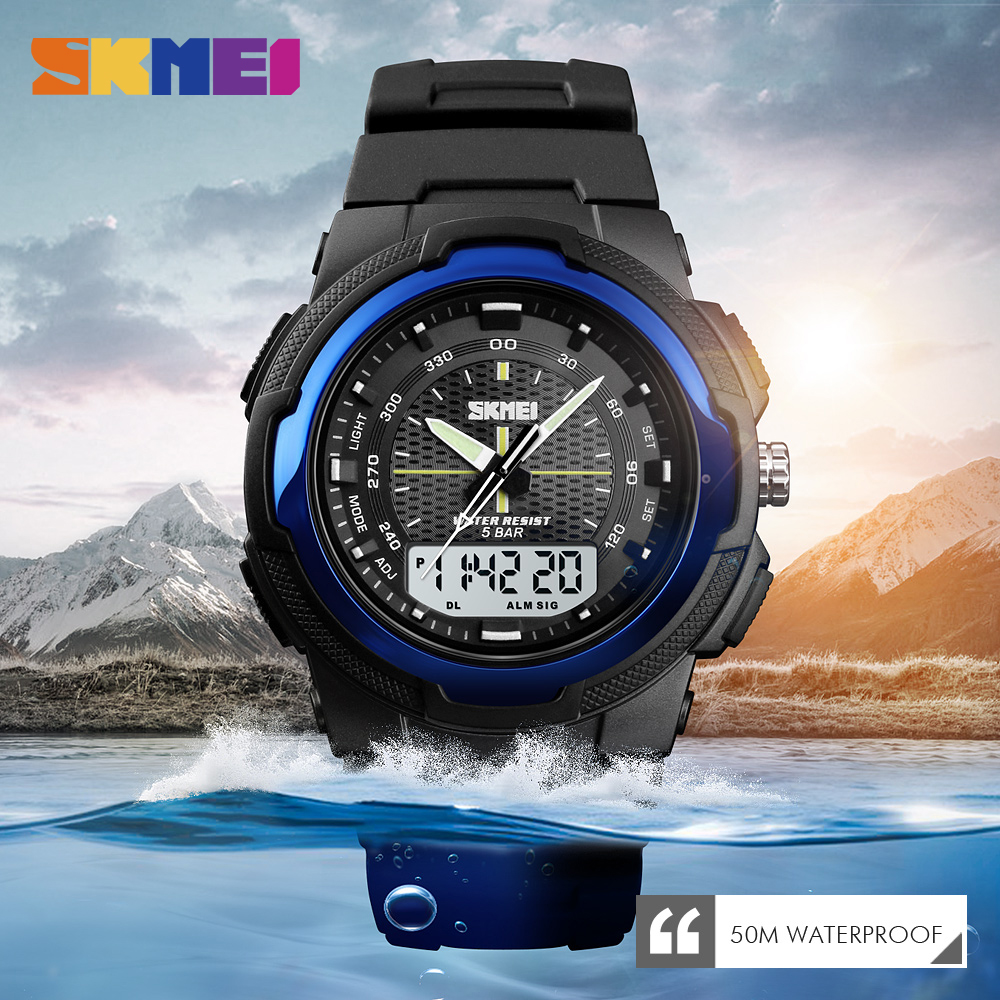 SKMEI Outdoor Back Light Dual  - Outdoor Sports List 리뷰 및 가격