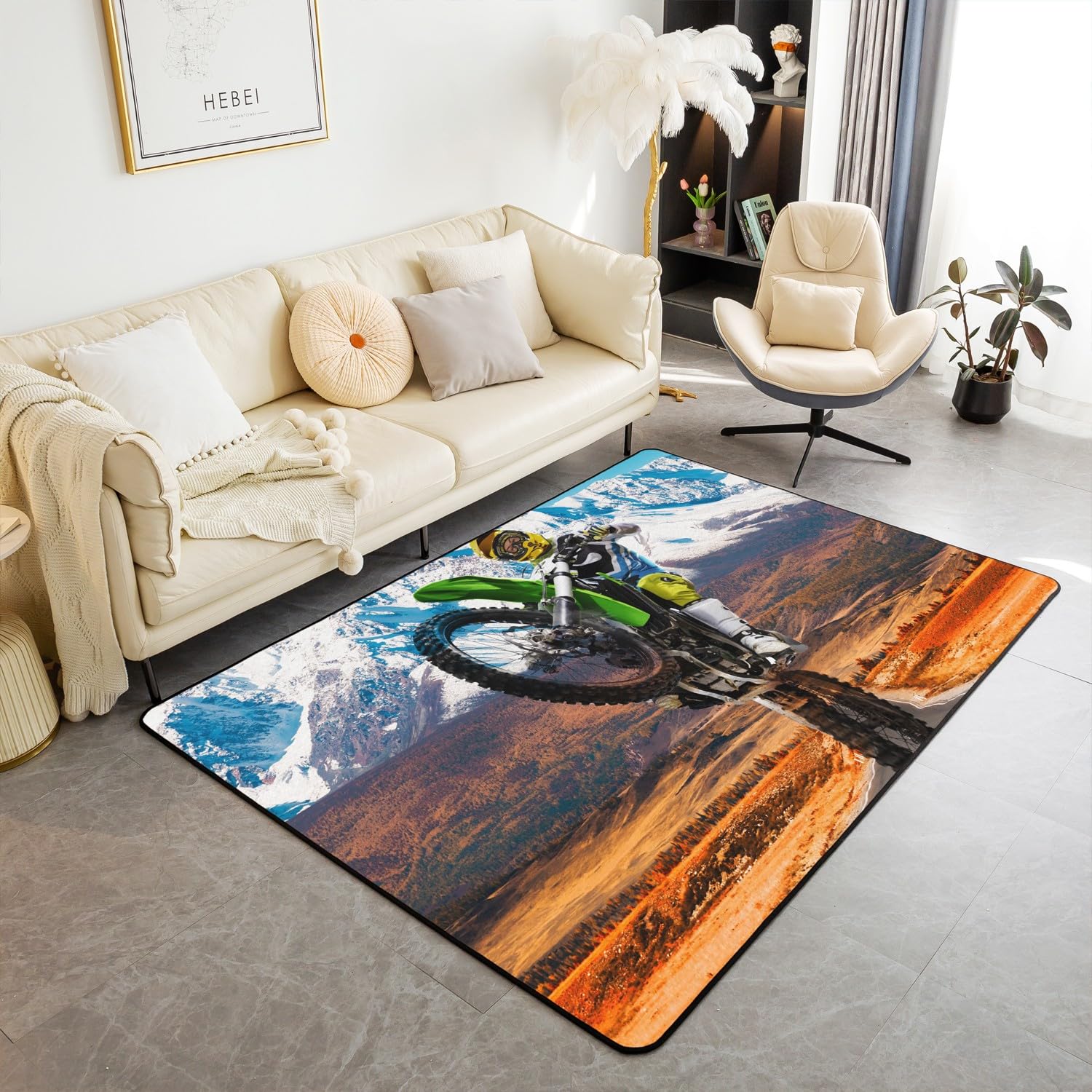 Teen Dirt Bike Area Rug for Li - Outdoor Sport Area 리뷰 및 가격