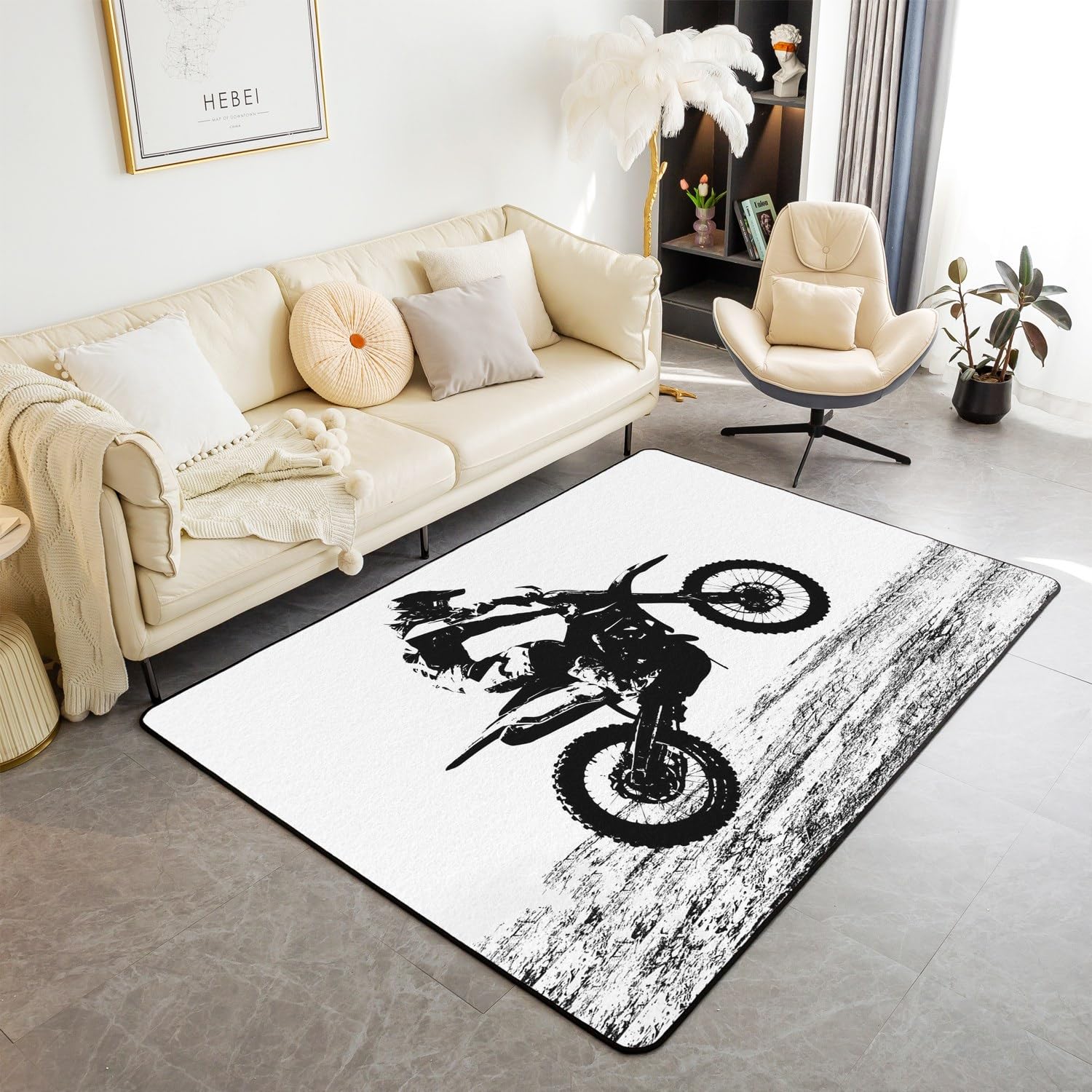 Teen Dirt Bike Area Rug for Li - Outdoor Sport Area 리뷰 및 가격