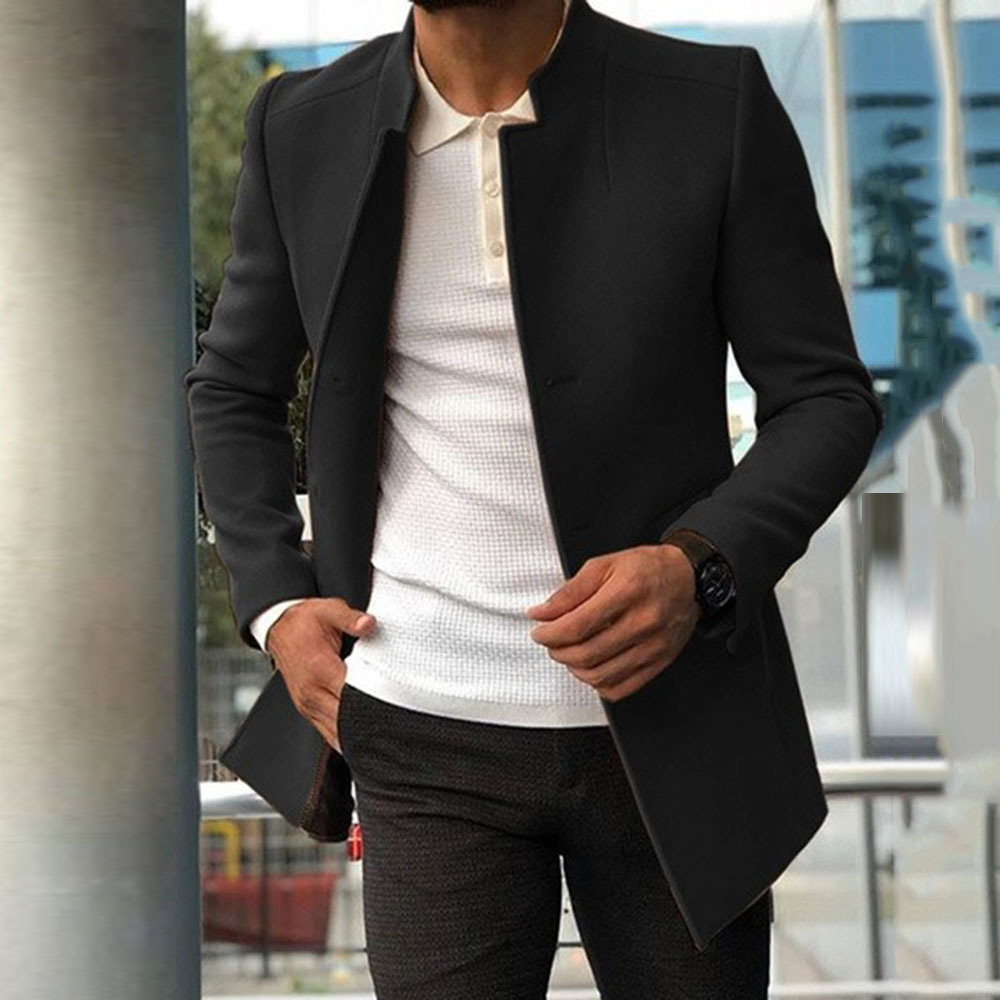 Wool Blend Blue Coat Mans Fish - Outdoor Sport Hobbies 리뷰 및 가격