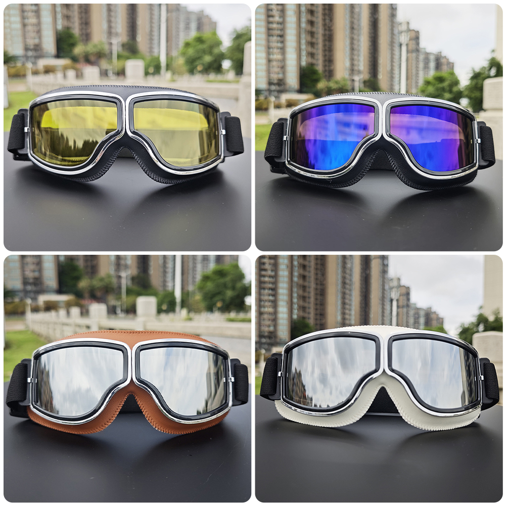 Newest -Style Leather Goggles  - Outdoor Sports Store 리뷰 및 가격