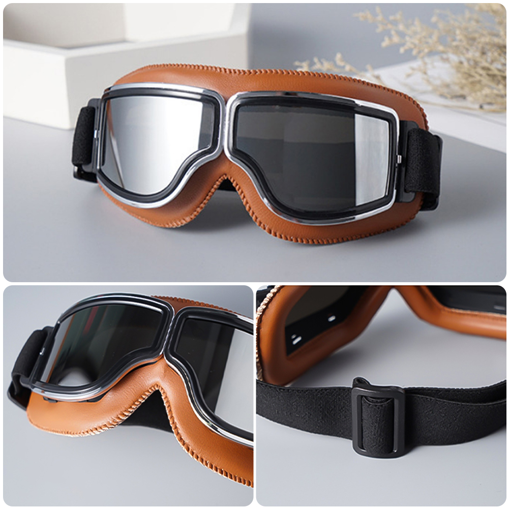 Newest -Style Leather Goggles  - Outdoor Sports Store 리뷰 및 가격